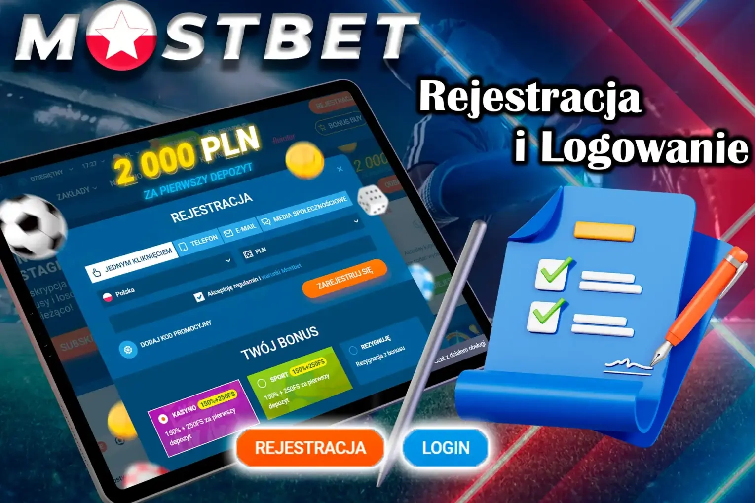 Kasyno Mostbet Rejestracja i Logowanie