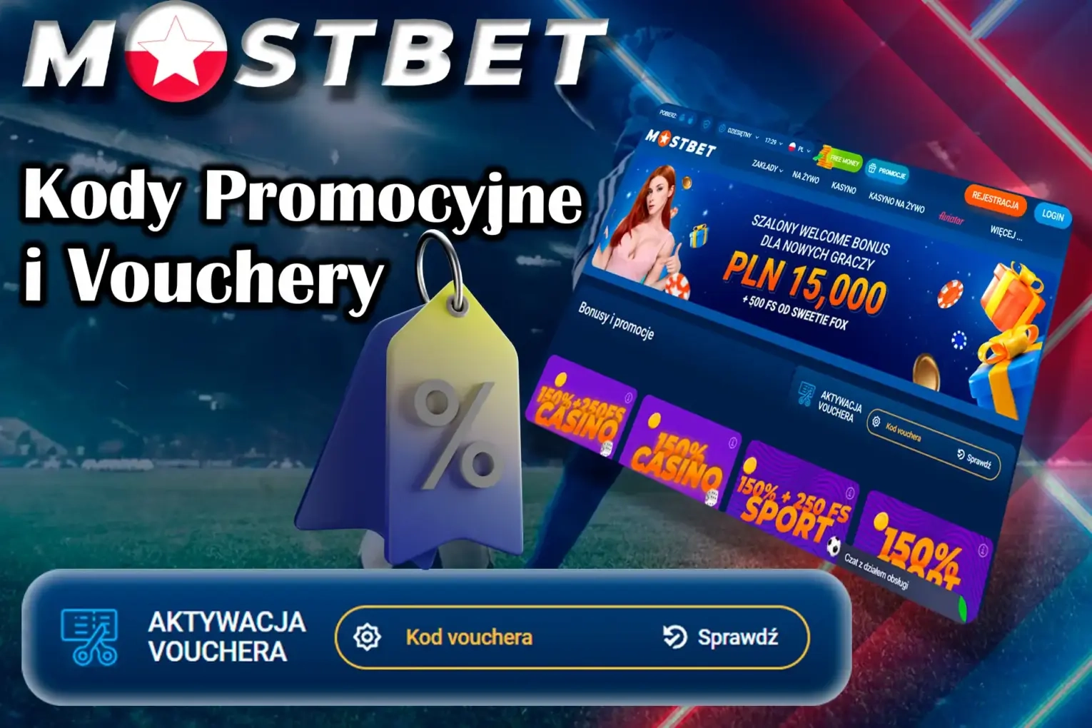 Mostbet kody promocyjne i vouchery